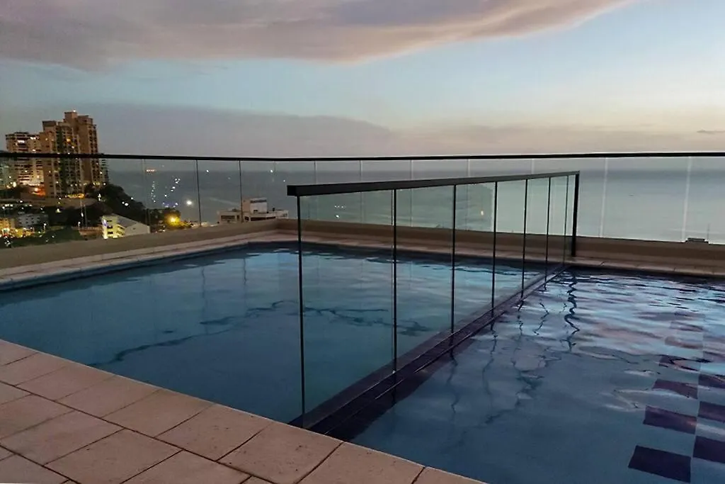 Apartamento Vista Al Mar, Piscina, Jacuzzi Lovely Santa Marta