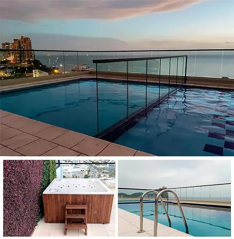 Apartamento Vista Al Mar, Piscina, Jacuzzi Lovely Santa Marta